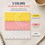 Hightide Penco Weekly Calendário Notas pegajosas do escritório de aprendizado amarelo Sta-cn170-ye
