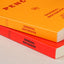 HIGHTIDE penco soft PP notebook red yellow B5 grid diary notepad writing notebook painting life record