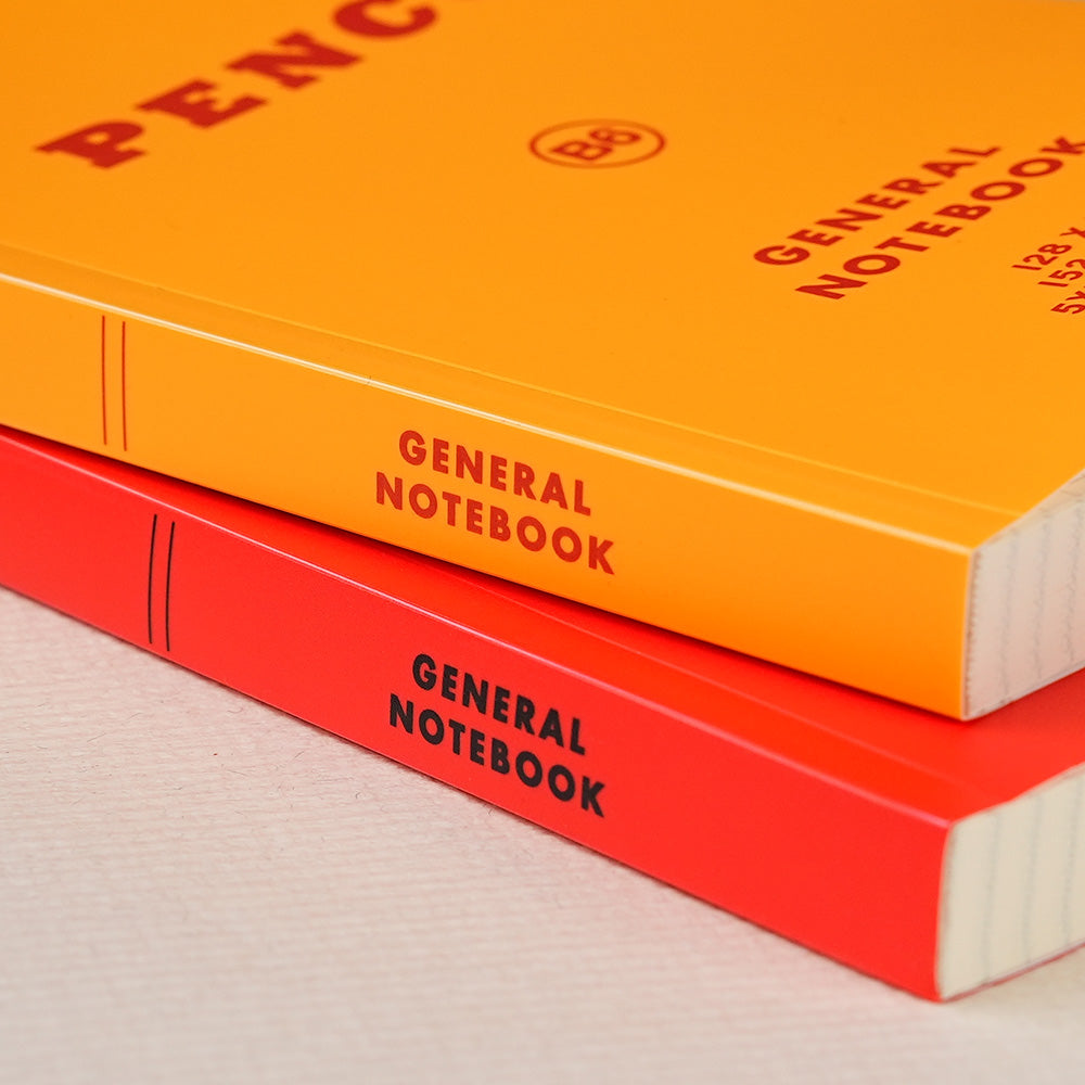 HIGHTIDE penco soft PP notebook red yellow B5 grid diary notepad writing notebook painting life record