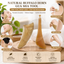 Natural Ox Horn Gua Sha Board – Full Body Massage Tool for Face, Neck, and Shoulders