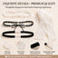 Lace Bow & Velvet Necklace | Black & White All-Match | Elegant Lace Scarf Style Choker