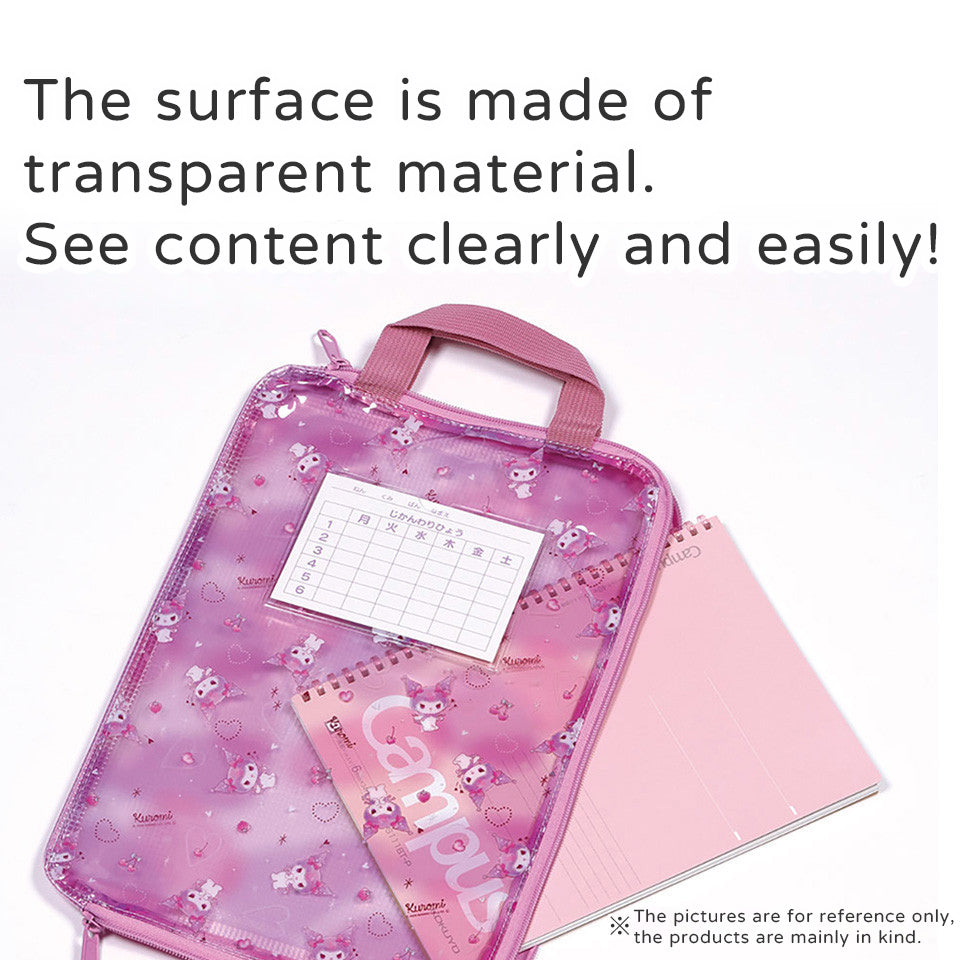 A4 Princess School Zipper Bag – Student Document Organizer