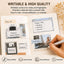 Infeel.Me Tape Life Archive Series Simple Korean Style Handbook Decoration Collage Daily Versatile Material Writable Texture Multi-Style Diary Notes