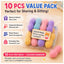 Peanut Shaped Erasers – 10-Pack, Cute, Low-Dust, Safe & Odor-Free