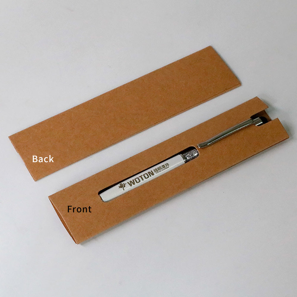Eco-Friendly Customizable Gift Pen Box with Window Display