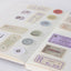 Vibrant Travel Notebook Sticker Set - Landmarks, Stamps & More