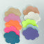 Fluorescent Cloud Sticky Notes: Transparent PET, 8 Colors