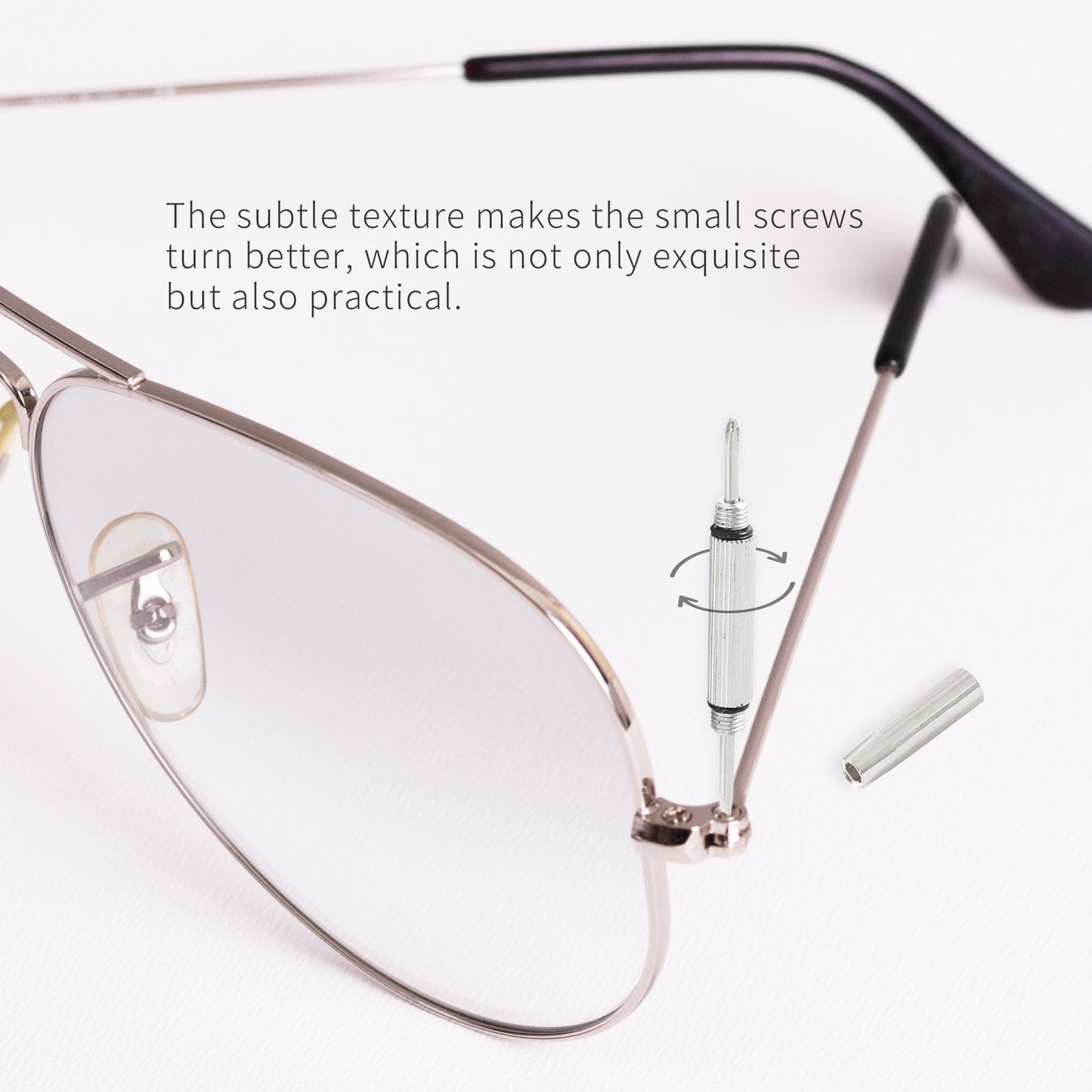 3-in-1 Portable Eyeglass & Gadget Repair Screwdriver Keychain
