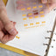 Korean stationery, Korean style, texture, number, notes