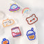 Cheerful Clips: Acrylic Organizer with Cute Illustrations