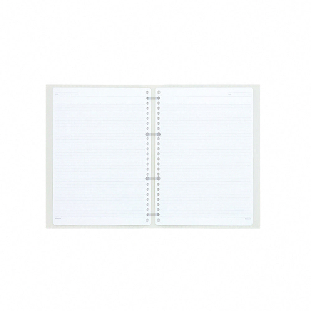 Nakabayashi FLALEAF fully flat loose-leaf notebook binder lightweight texture portable 4-hole B4 writing notes without getting stuck
