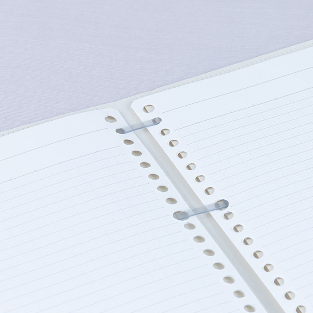 Nakabayashi FLALEAF fully flat loose-leaf notebook binder lightweight texture portable 4-hole B4 writing notes without getting stuck
