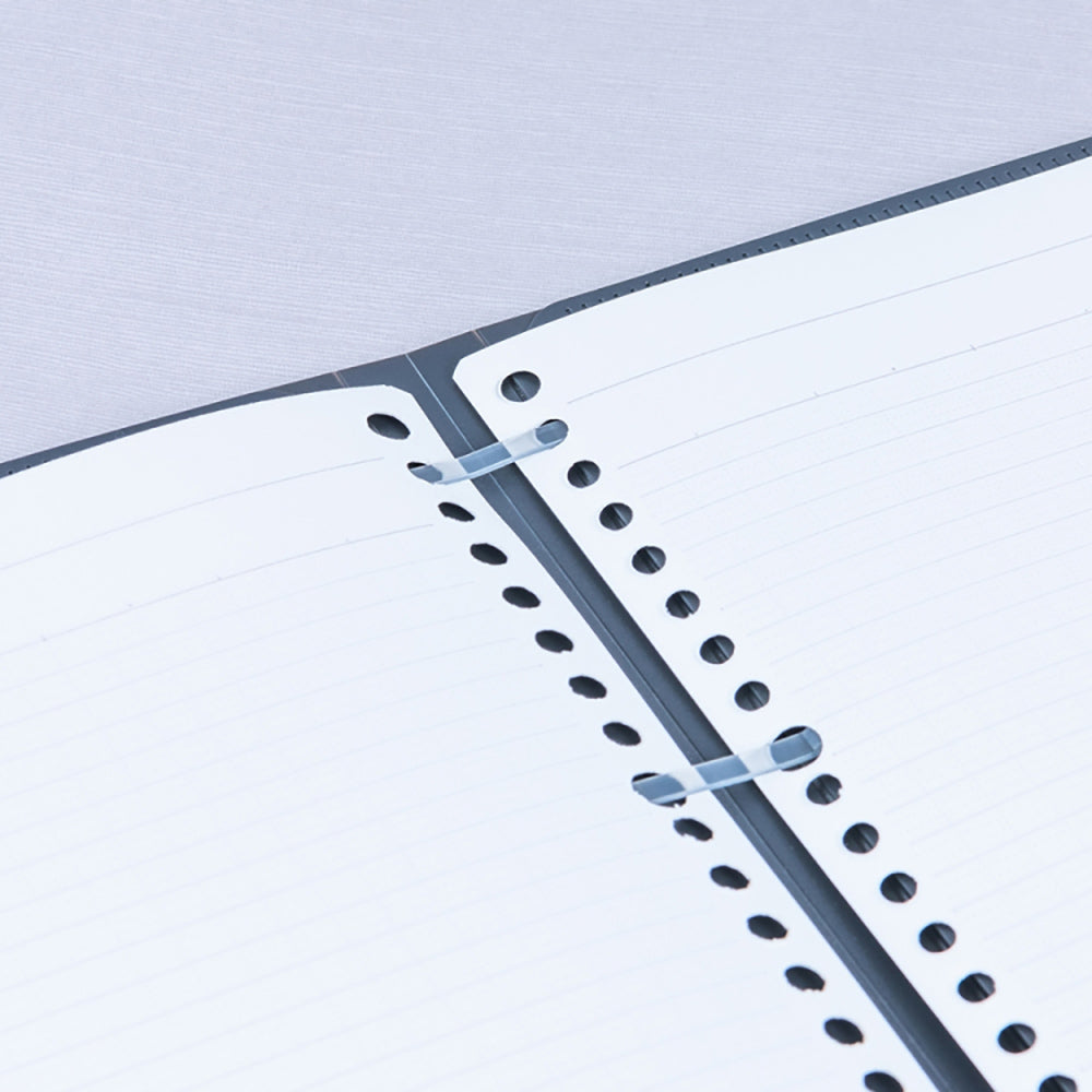 Nakabayashi FLALEAF fully flat loose-leaf notebook binder lightweight texture portable 4-hole B4 writing notes without getting stuck