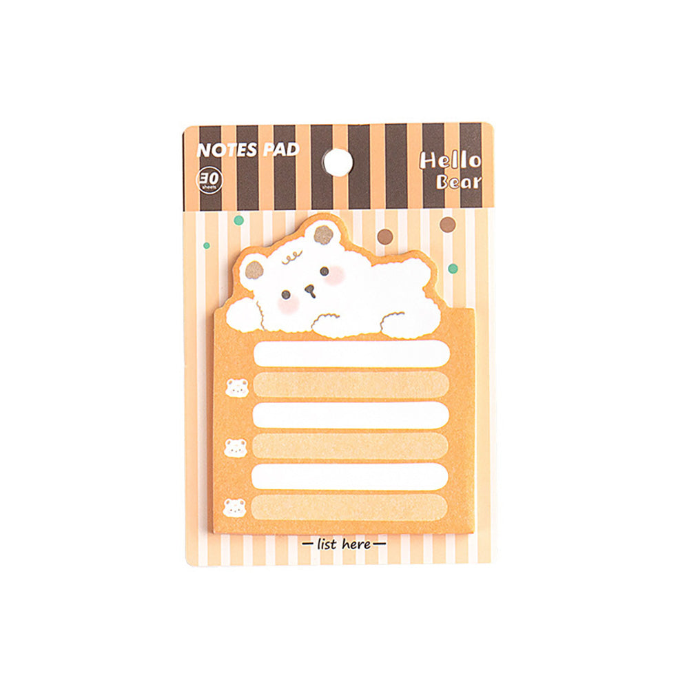 Playful Cartoon Sticky Notes: Fun & Efficient Office Stationery