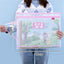A3 ArtGuard: Double-Layer Transparent Mesh Document Bag