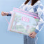 A3 ArtGuard: Double-Layer Transparent Mesh Document Bag