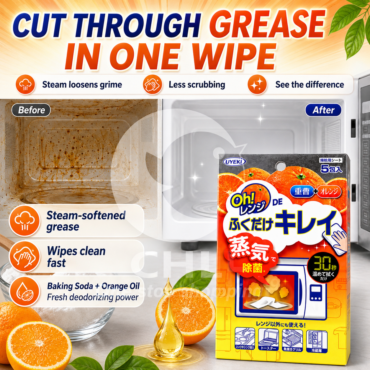 All-Purpose Sparkle Steam Cleaning Tablets - Effortless Kitchen Clean