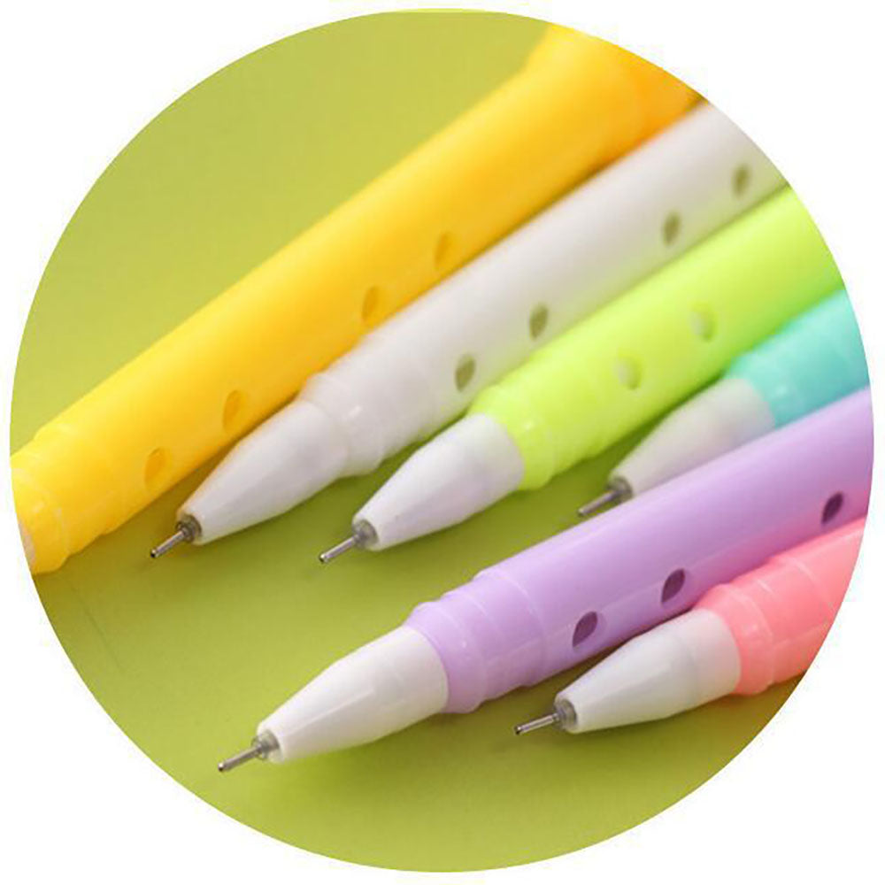 Flute-Style Gel Pen (0.5 mm, Black Ink)