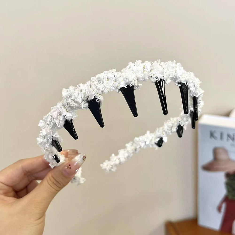 Korean style toothed wavy hairband