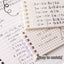 Ultimate Loose-Leaf Planner Pad – Ink-Proof, Refillable & Smooth