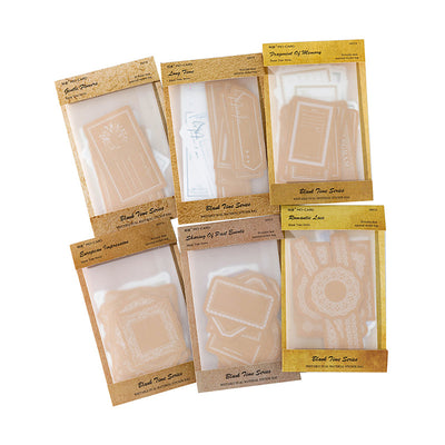 Mo·card Blank Time Series Note Sticker Pack Simple Retro Label Sticker Notebook Notes