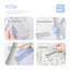 Planwith Storage Triangular Clip Student Information Storage Soft Texture Fresh Corner Clip Neatly Organized Office Stationery Receipt Binding Clip