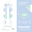 Planwith Storage Triangular Clip Student Information Storage Soft Texture Fresh Corner Clip Neatly Organized Office Stationery Receipt Binding Clip