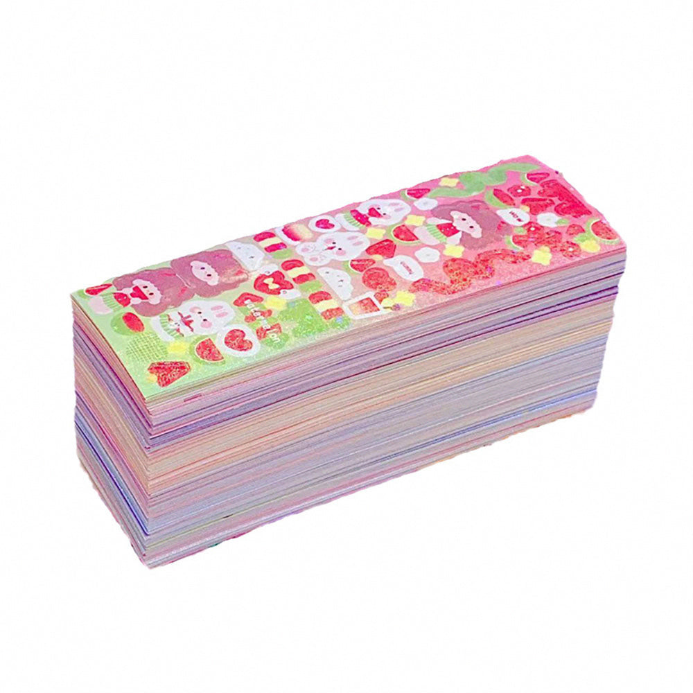 Cute girly notebook stickers DIY decorative stickers stationery materials creative diary styles random