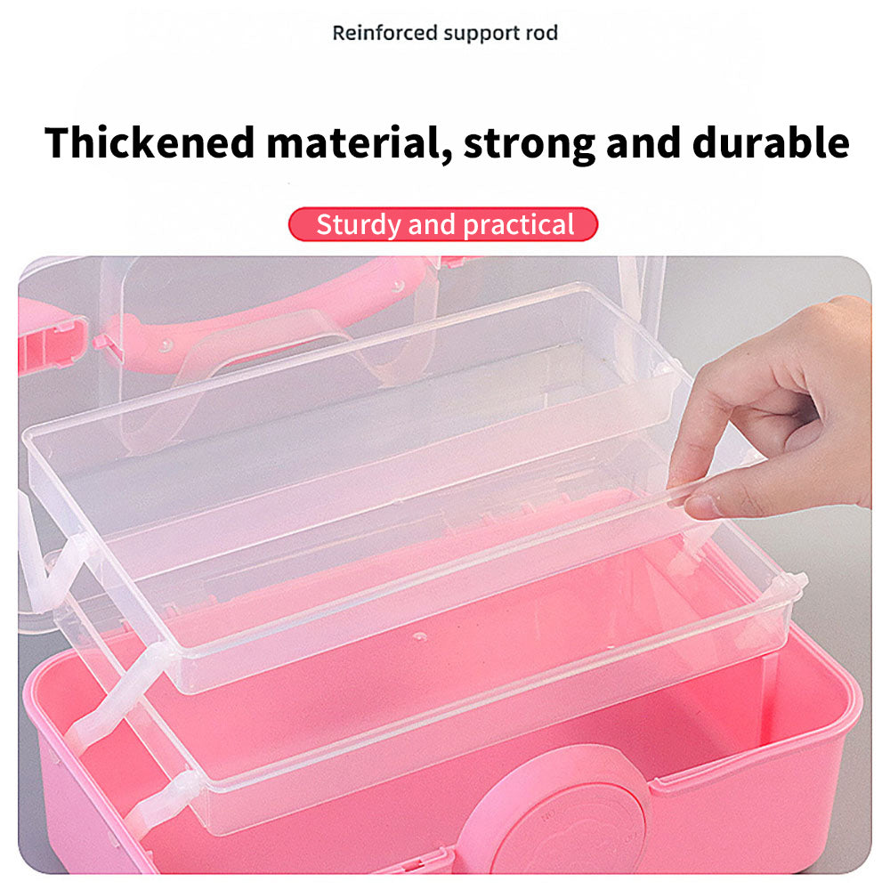 Three-layer storage box tool box cat shape thick material durable multi-function