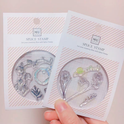Retro Floral PVC Silicone Stamps - Creative DIY Crystal Seals