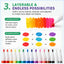 24-Color Acrylic Marker Set – Waterproof Paint Pens, Layering Graffiti Markers for Wood, Glass & Plastic