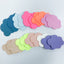 Fluorescent Cloud Sticky Notes: Transparent PET, 8 Colors