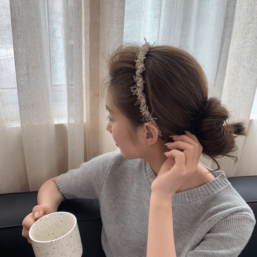 Korean style toothed wavy hairband
