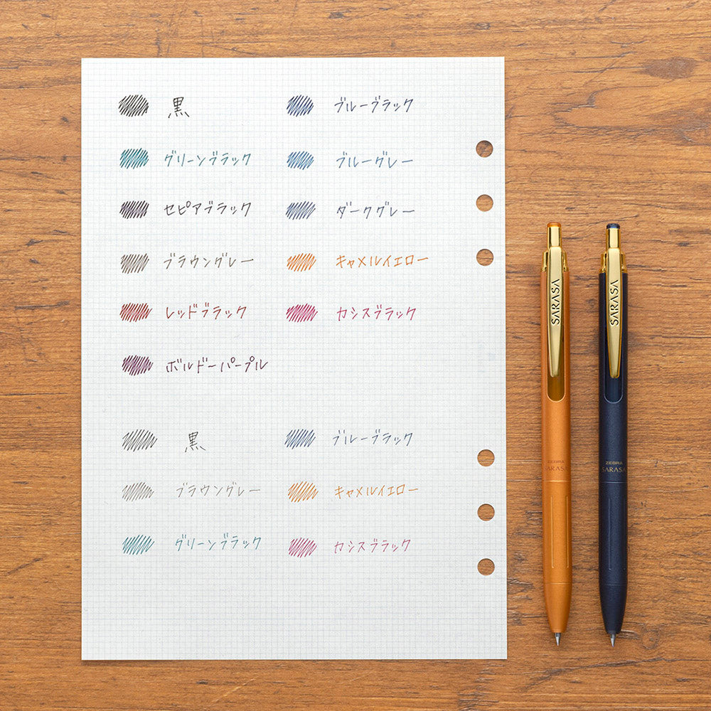 (प्री-ऑर्डर) ज़ेबरा सरसा ग्रैंड 0.5 मिमी जेल बॉलपॉइंट पेन पी-जेजे 56