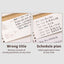 Ultimate Loose-Leaf Planner Pad – Ink-Proof, Refillable & Smooth