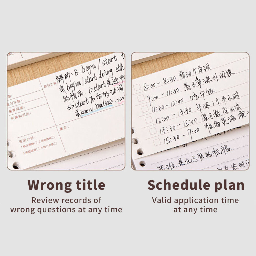 Ultimate Loose-Leaf Planner Pad – Ink-Proof, Refillable & Smooth