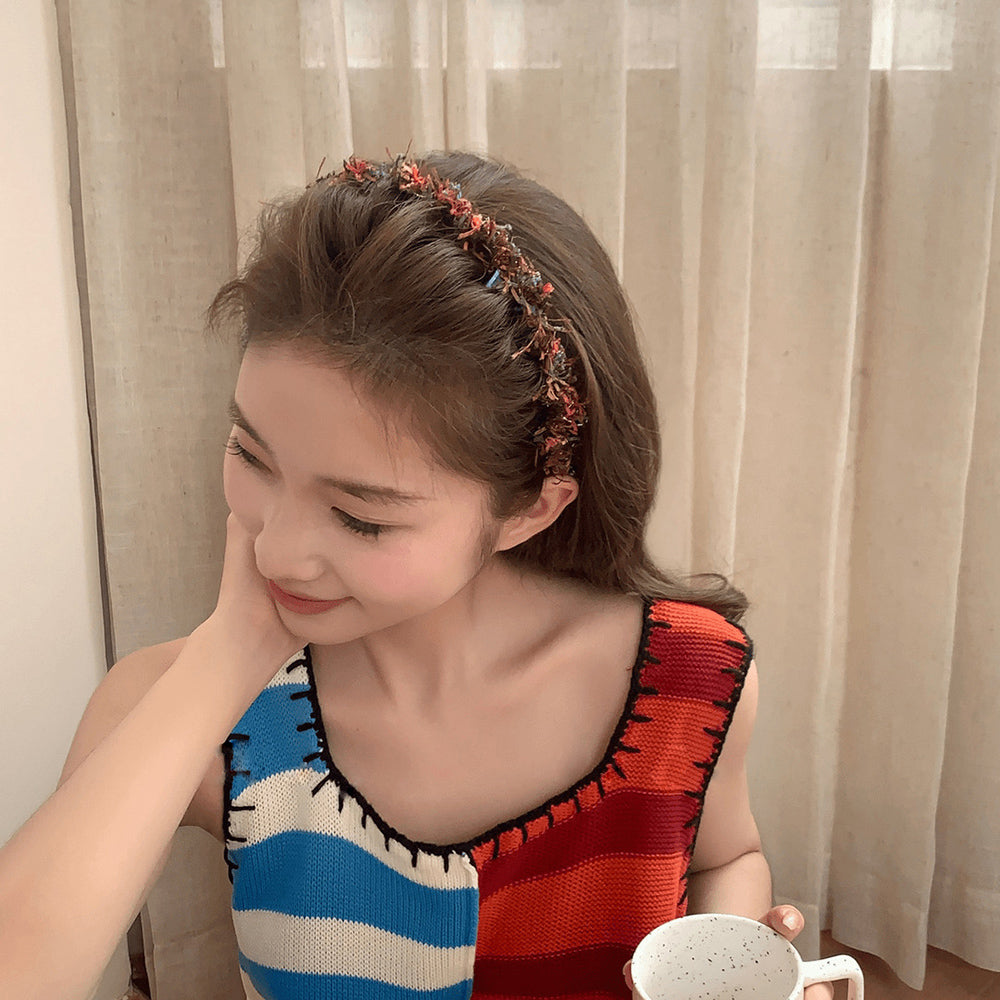 Korean style toothed wavy hairband