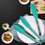 9 inch stainless steel multifunctional silicone food clip aqua blue food clip kitchen supplies daily necessities - CHL-STORE 