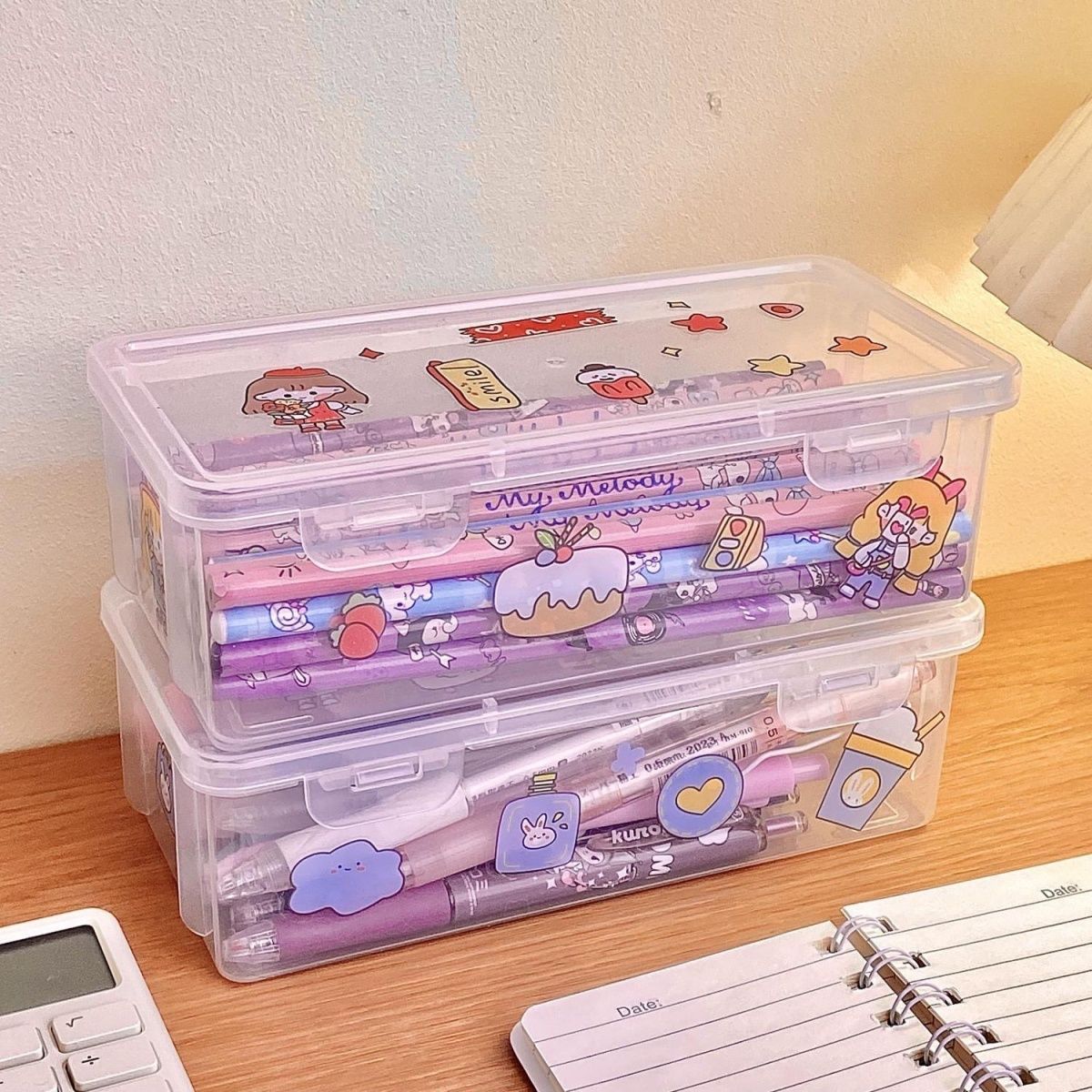 Miscellaneous Storage Box Small Large Transparent Charging Cable Storage Box Home Storage NP-H7TAQM-013 - CHL-STORE 