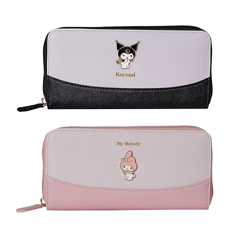 Sanrio Sumikko Gurashi short wallet coin round zipper short wallet exquisite metal pattern wallet cute wallet mini wallet