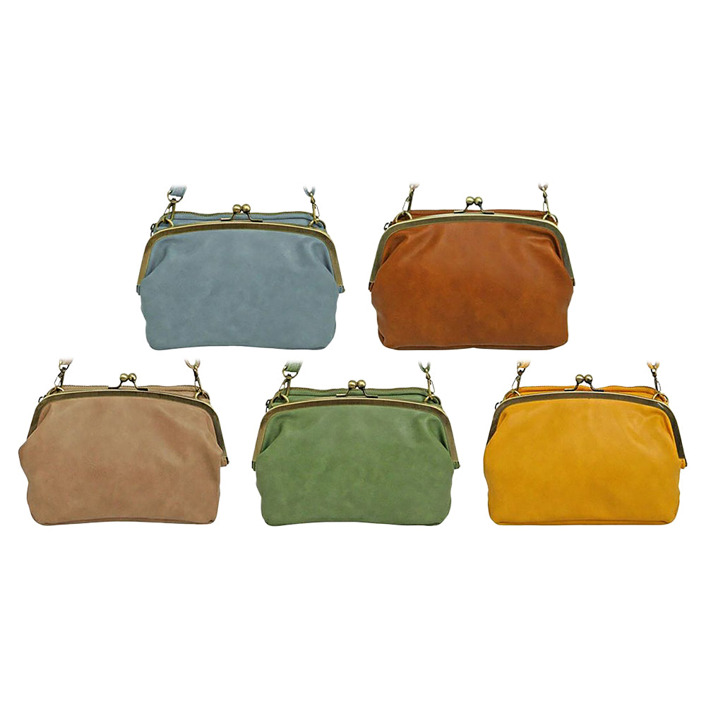 Chic Parisian Multifunctional Leather Crossbody Bag