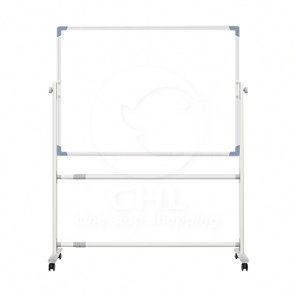Reversible Magnetic Whiteboard: Mobile & Adjustable 60x90cm