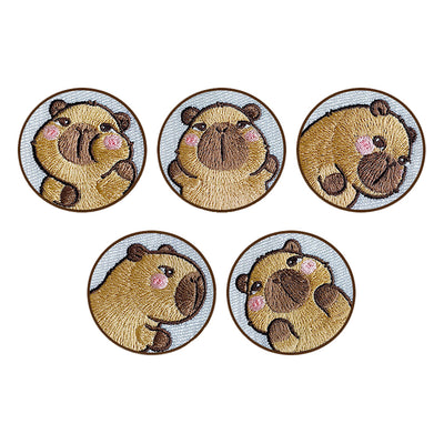 Capybara embroidery sticker embroidery embroidery patch