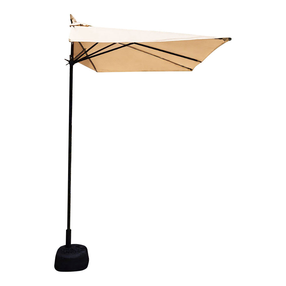 Half Patio Wall Umbrella with Water-Filled Base (200 × 150 cm)