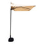 Half Patio Wall Umbrella with Water-Filled Base (200 × 150 cm)