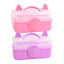 Three-layer storage box tool box cat shape thick material durable multi-function