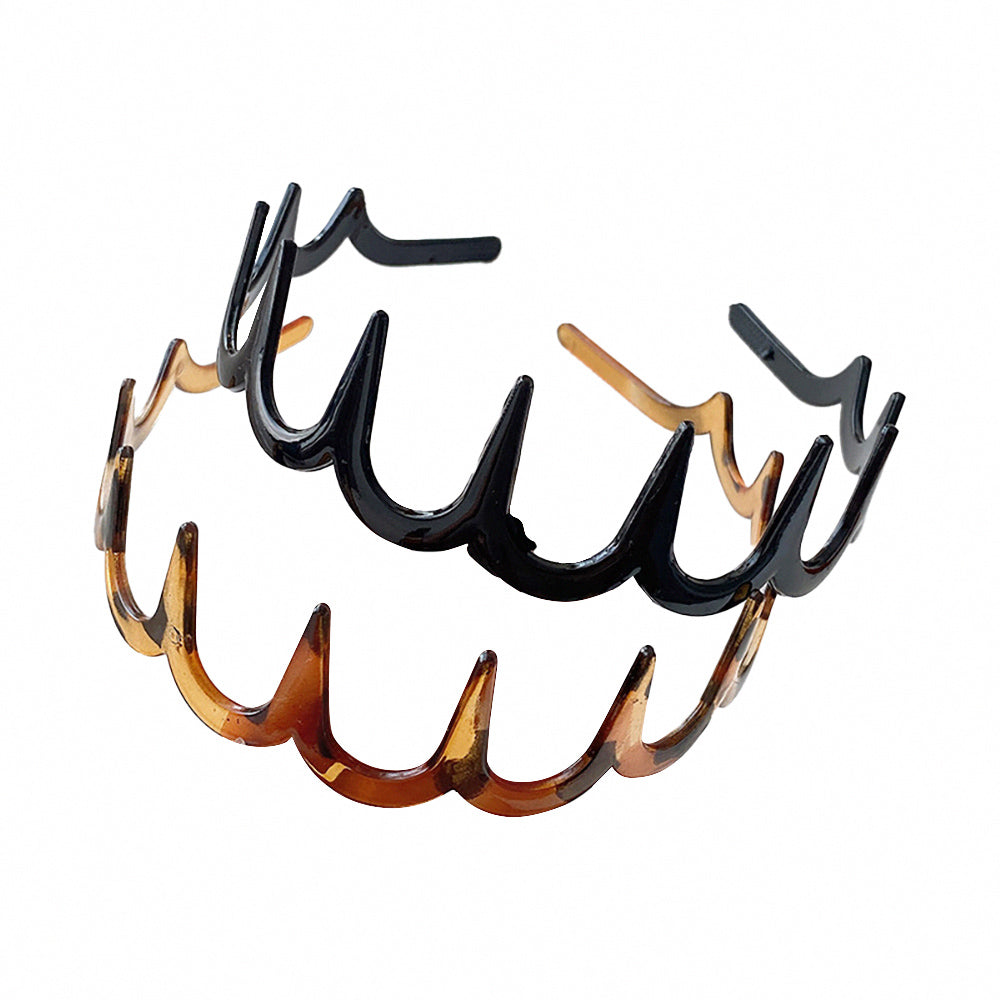 Korean style toothed wavy hairband