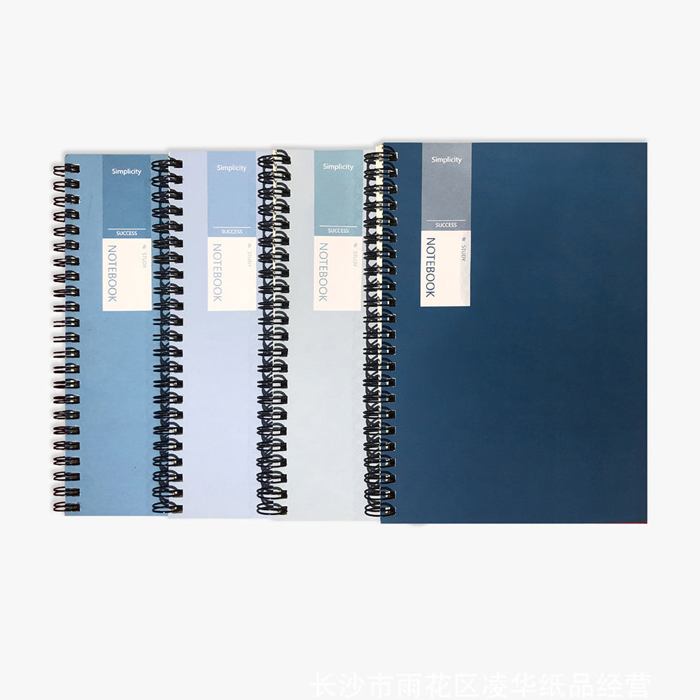 Simple Portable A5 Coil Notebook Notepad Thickened Material Horizontal Line Format Three Random Shipments NP-030054 - CHL-STORE 