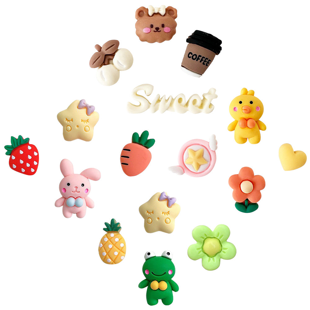 Trendy 3D Cartoon Waterproof Stickers