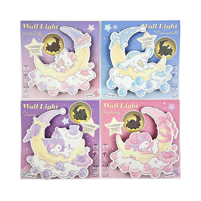 Sanrio Sound Sensor Wall Lamp Sleep Night Light Hello Kitty My Melody Kuromi Cinnamoroll